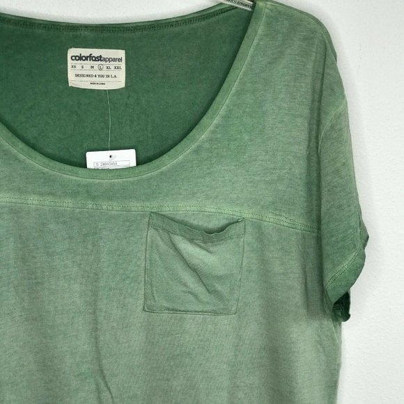 Colorfast Tops Colorfast Apparel Open Back Short Sleeve Shirt Top Poshmark